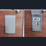 ポンプの室内スイッチ　※常時ON（カバー付きは、2024.12～）