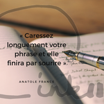 Time to C'ink - Citation - Ecrire - Anatole France