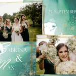 Hochzeit in Neustadt an der Weinstraße mit gemieteter Fotobox und Drucklayout