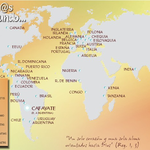 Mapa Agustinianos en el Mundo
