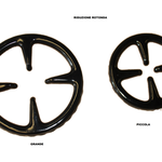 MONTERAL Universal Riduttore Fornello Gas 165 mm Smaltata di