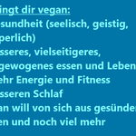 Warum ist vegan gut für dich