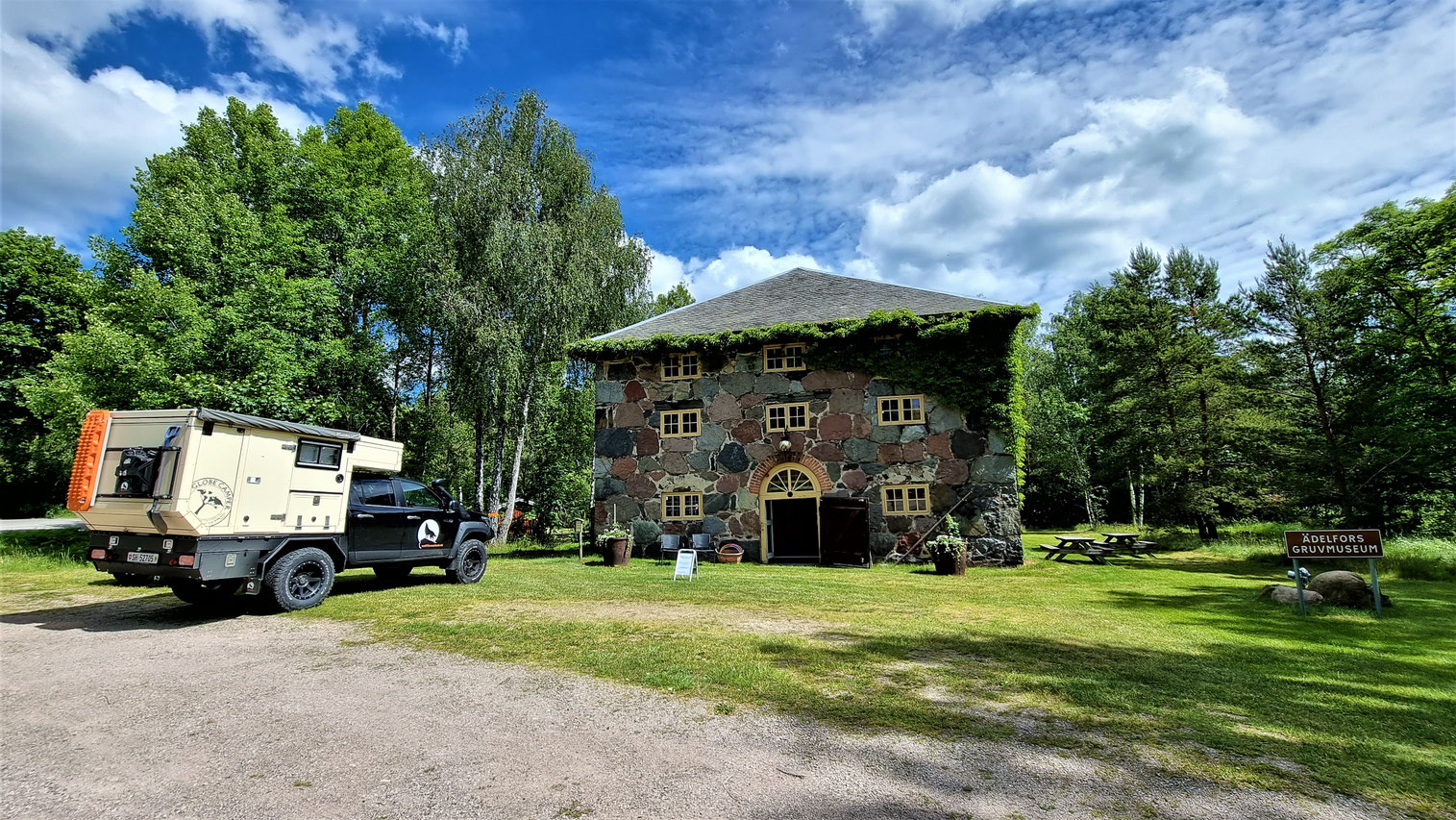 Ädelfors Gubenmuseum Goldmining overland Travel Camping #ProjektBlackwolf Skandinavien wolf78  explore without no limits roadtrip offroad Overlandingnomads EXKAB wolf78-overland.ch