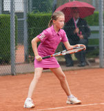 Tennis foto Zoe Gubbels en opa