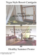 Healthy, Salutarer, Summer, estate, Promo, vacation, holidays, vacanze, viaggi, travel, Philippines, Filippine, Camiguin, Nypa Style Resort