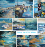Kunst von der Küste von Astrid Krömer, Acryl auf Leinwand, www.astrid-kroemer-malerei.de