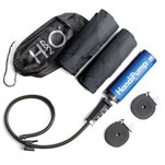 Kit:  1 pair of roof rack, 1 pump, 2 straps
