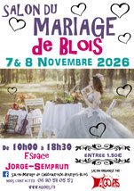 Salon du Mariage de Blois - 07 et 08 Novembre 2026