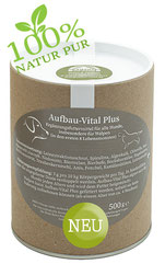 Aufbau-Vital Plus - Ergänzungsfuttermittel für alle Hundewelpen.