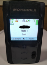 Motorola Digital Pager Feuerwehr Hohenfels