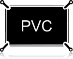Wetterfester PVC-Werbebanner mit UV-beständigem Druck