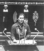 Simone Veil à l'Assemblée Nationale