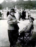 Chaisière au jardin du Luxembourg