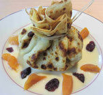 Crêpes en aumonières 