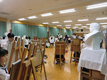 会場風景(石膏組)