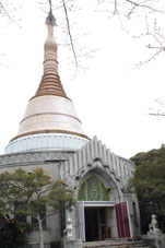 和布刈公園内にあるパゴダ