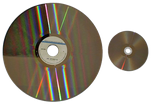 Laserdisc and compact disc