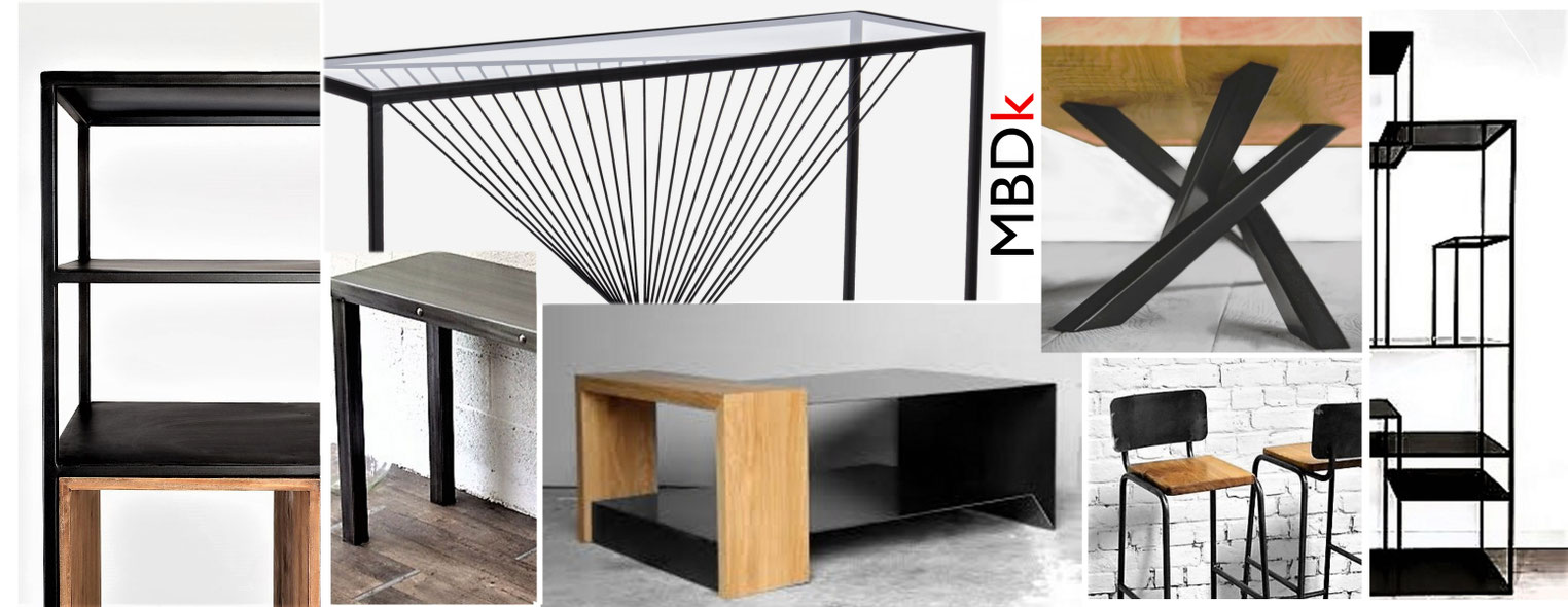 L'Atelier Métal Bois Deko vous propose la fabrication sur mesure d'une très large gamme de meubles pour habiller votre intérieur