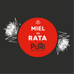 Miel de Rata cercle rouge avec fleurs Puri New Zealand