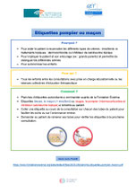 etiquettes pompier pour le tube de cortisone et macon pour le tube d emollient