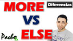 Diferencia Else y More pacho8a