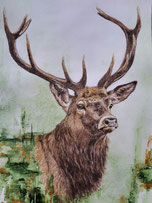 N'avoir pas froid aux yeux, aquarelle 21x33cm, 2025