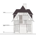 Transformation et extension d'un bâtiment agricole en MI à Conteville (27)