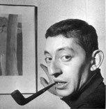 serge Gainsbourg fume la pipe Louis Vuitton