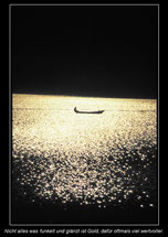 Postkarte, Nepal, Fewa Lake Pokhara, Fischerboot, Reflexion, Motivation, Inspiration, Reisefotografie, Foto-Poet