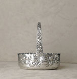  Details zu  Silberkorb, Schale 800er Silber Halbmond Krone, ZAUN, 136,0 g.