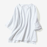 ドゥクラッセTシャツ・抜け感シルエット(ホワイト)/DoCLASSE