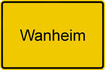 Ortsschild Wanheim