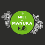 Miel de Manuka cercle vert avec fleurs Puri New Zealand