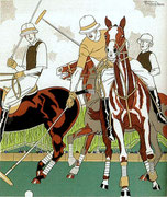 Ancienne affiche des matchs de polo