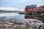 Robuer, Fischerhütten auf den Lofoten / in Norwegen