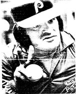 Pete Rose before the opener.