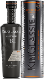 KinGlassie “Raw”, 8 Jahre, peated, 46,3%, Natural Colour & Non-chill filtered