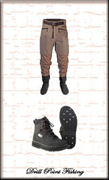 Onlineshop Drill Point Angebote Angel-Wathosen & Watschuhe, Wadding Outfit