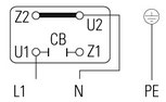 1Ph-Schema (Linkslauf)