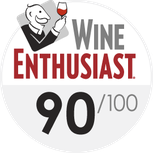 90/100 Wine Enthusiast