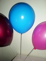 Ballons sur tige