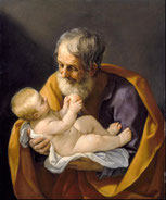 Saint Joseph et l'Enfant Jésus (1640) - Guido Reni.