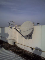 installation antenne satellite vsat réception internet par satellite 