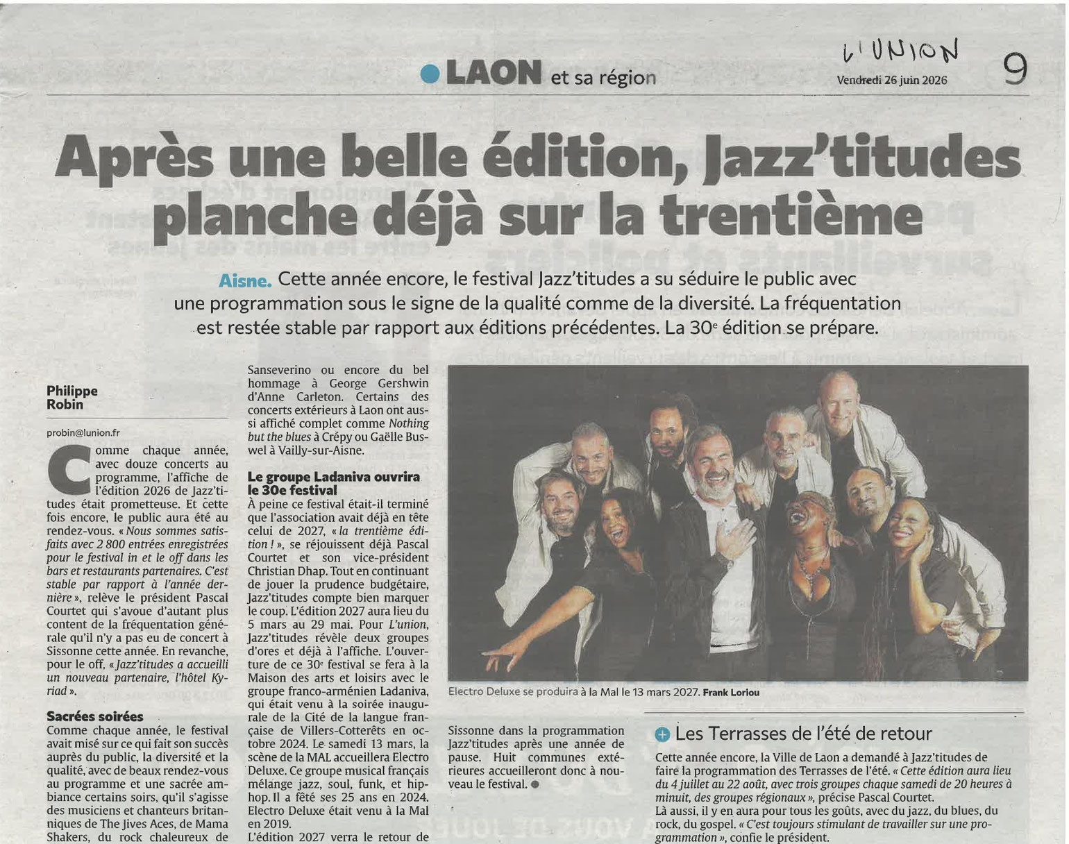 L Union 26 juin 2026