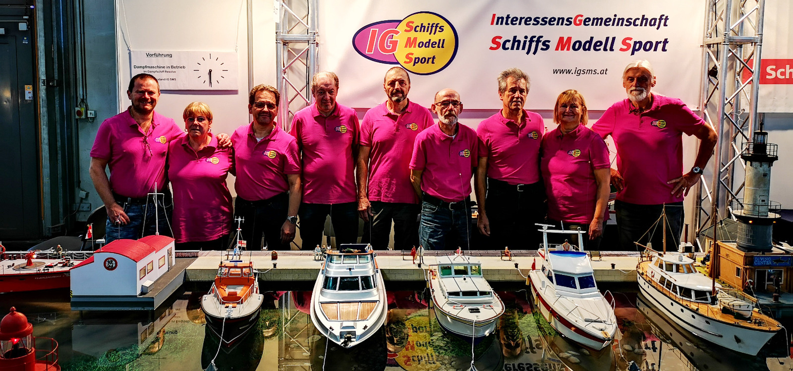 Erste Präsentation des IG SMS Teams auf der Modellbaumesse Wien 2019