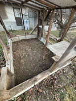 解体されたピヨ小屋