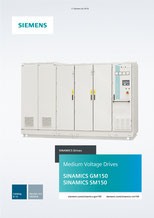 SIEMENS - SINAMICS GM150, SINAMICS SM150 - Medium Voltage Drives - Catalog D 12 - Version 4.3 10/2018 © Siemens AG 2020, All rights reserved