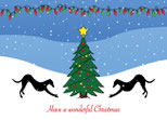 Erin Hounds Christmas Cards 2014 - 5 pack