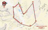 Tracé du parcours 2ème étape