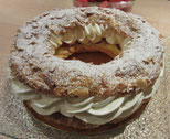 recette de la couronne de pâte à choux chantilly 